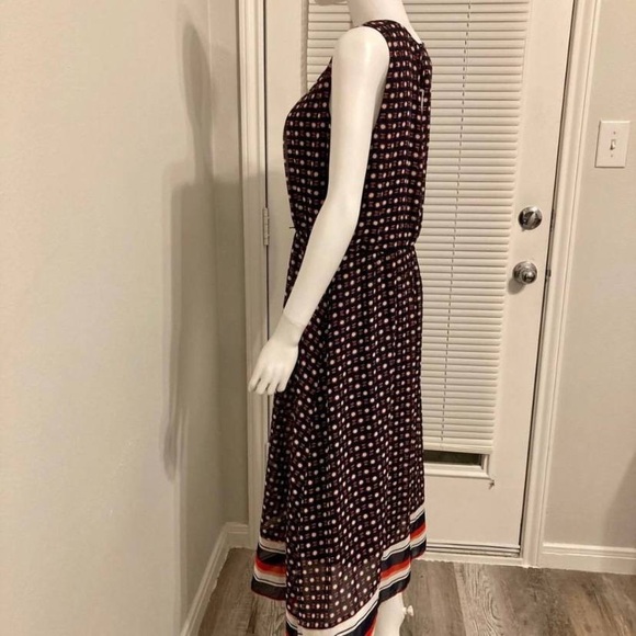 NWT APT. 9 Retro Polka Dot Sleeveless Dress Sz PXL - Picture 5 of 7